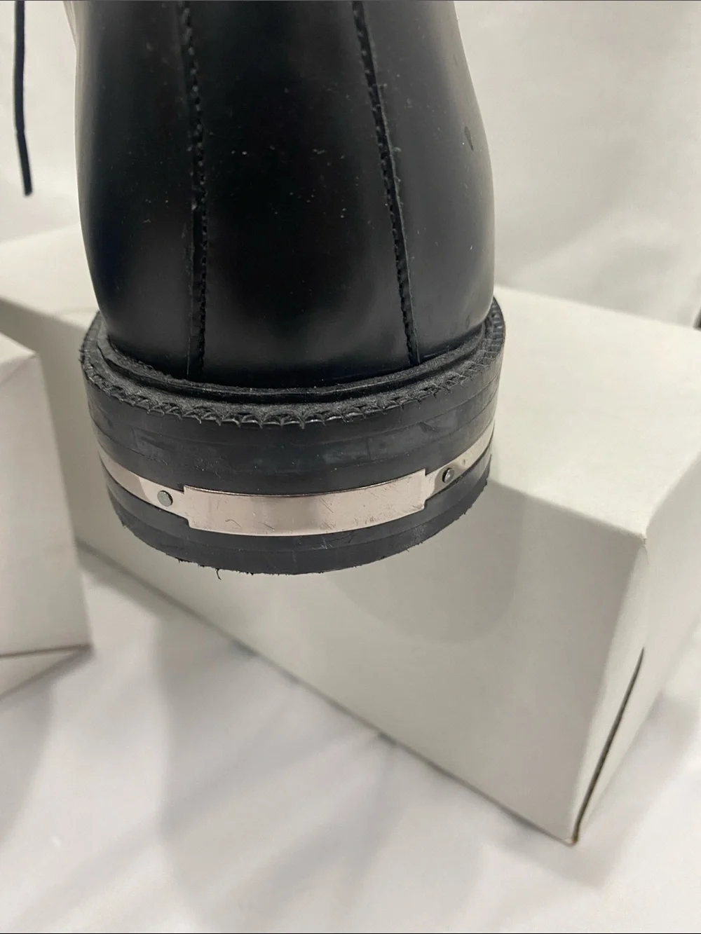 Men's Black Leather Derby Shoes - Classic Lace-Up